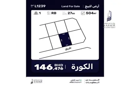 أرض - استوديو للبيع في توبلي - المحافظة الوسطى