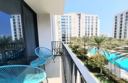 Balcony image for: Apartment - 1 Bedroom - 2 Bathrooms for sale in Marassi Al Bahrain - Diyar Al Muharraq - Muharraq Governorate, Image 1