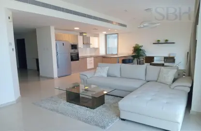 Living Room image for: Apartment - 1 Bedroom - 2 Bathrooms for rent in Mahooz - Manama - Capital Governorate, Image 1