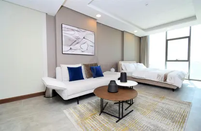 Living Room image for: Apartment - Studio - 1 Bathroom for rent in Hidd - Muharraq Governorate, Image 1