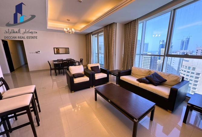Apartment - 2 Bedrooms - 3 Bathrooms for rent in Diplomatic Area - Manama - Capital Governorate