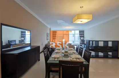 Dining Room image for: Apartment - 3 Bedrooms - 4 Bathrooms for rent in Al Juffair - Capital Governorate, Image 1