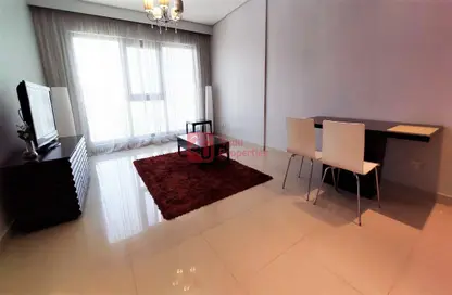 Living / Dining Room image for: Apartment - 1 Bedroom - 2 Bathrooms for rent in Um Al Hasam - Manama - Capital Governorate, Image 1