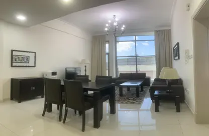 Living / Dining Room image for: Apartment - 2 Bedrooms - 3 Bathrooms for rent in Adliya - Manama - Capital Governorate, Image 1