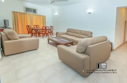Living / Dining Room image for: Apartment - 2 Bedrooms - 2 Bathrooms for rent in Exhibition Road - Hoora - Capital Governorate, Image 1