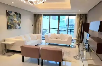 Living / Dining Room image for: Apartment - 2 Bedrooms - 2 Bathrooms for sale in Amwaj Islands - Muharraq Governorate, Image 1