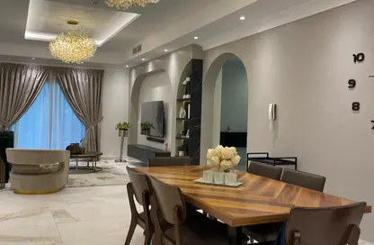Living / Dining Room image for: Apartment - 3 Bedrooms - 3 Bathrooms for rent in Hidd - Muharraq Governorate, Image 1
