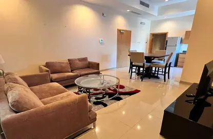 Living / Dining Room image for: Apartment - 1 Bedroom - 1 Bathroom for rent in Um Al Hasam - Manama - Capital Governorate, Image 1