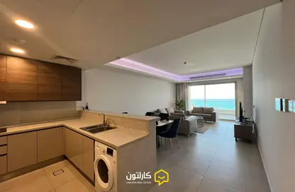 شقة - 2 غرف نوم - 2 حمامات للايجار في أمواج بيتش فرونت - أمواج - المحرق