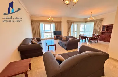 Apartment - 3 Bedrooms - 3 Bathrooms for rent in Exhibition Road - Hoora - Capital Governorate