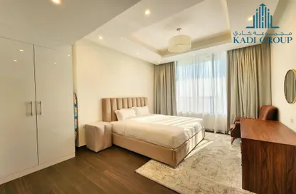 Room / Bedroom image for: Apartment - 1 Bedroom - 2 Bathrooms for rent in Al Juffair - Capital Governorate, Image 1