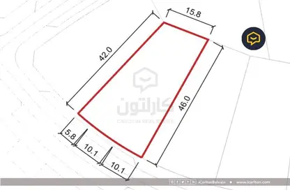 2D Floor Plan image for: Land - Studio for sale in Sarat - Diyar Al Muharraq - Muharraq Governorate, Image 1