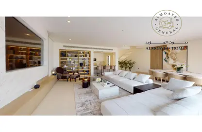 Living / Dining Room image for: Villa - 4 Bedrooms - 6 Bathrooms for rent in Al Jasra - Northern Governorate, Image 1