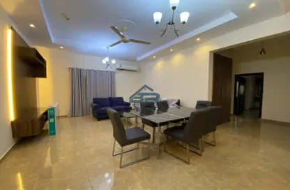 Living / Dining Room image for: Apartment - 3 Bedrooms - 4 Bathrooms for rent in Zinj - Manama - Capital Governorate, Image 1