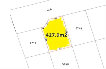 أرض - استوديو للبيع في البسيتين - المحرق